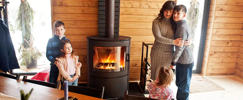 Morso Cast Iron Fireplace Insert Installation in Midvale, Utah