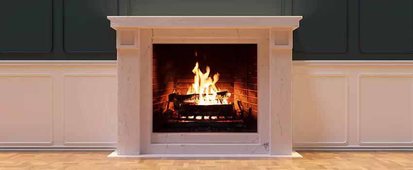 Open Flame Wood-Burning Fireplace Installation Services in Midvale, Utah