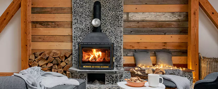 Thelin Hearth Products Direct Vent Gas Stove Fireplace Inspection in Midvale, Utah